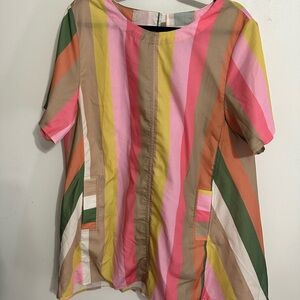 Striped boutique dress Large